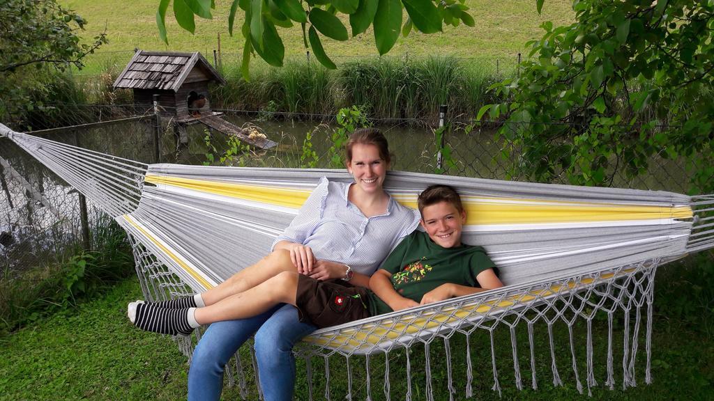 Biohof Schwanser Steinbach am Attersee Buitenkant foto